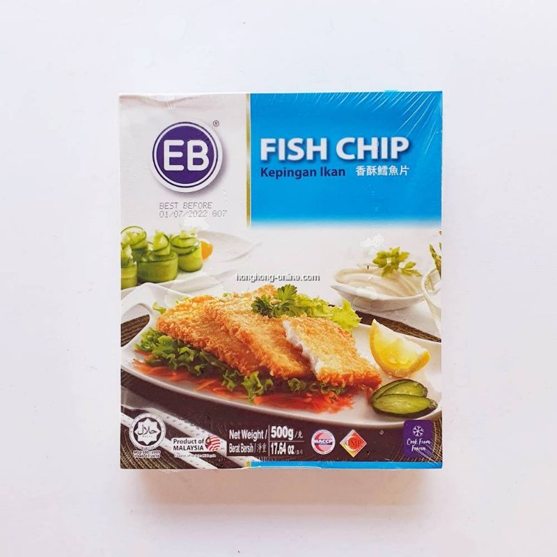 

EB Naget Ikan Pipih / Fish Chips | Berat Bersih 500gr