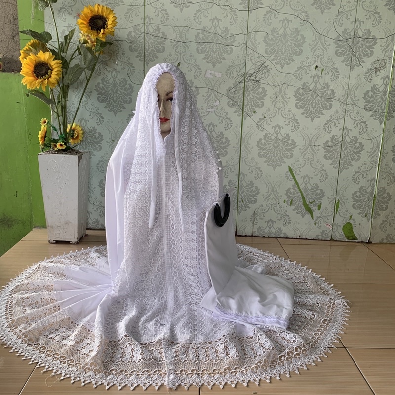 Mukena Princess Putih Bersih Full KD