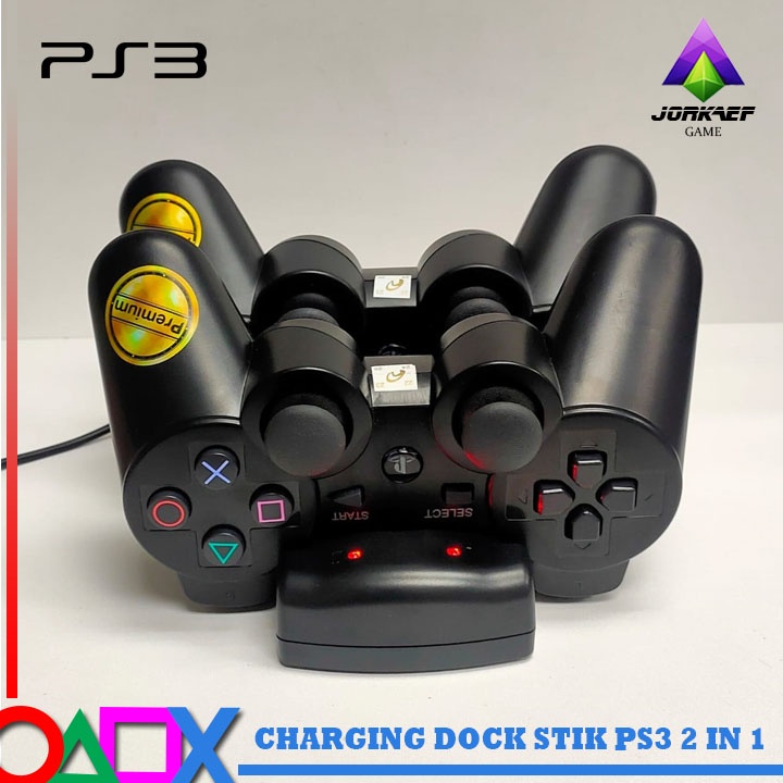 2 IN 1 CHARGING DOCK STIK STICK PS3 2IN1