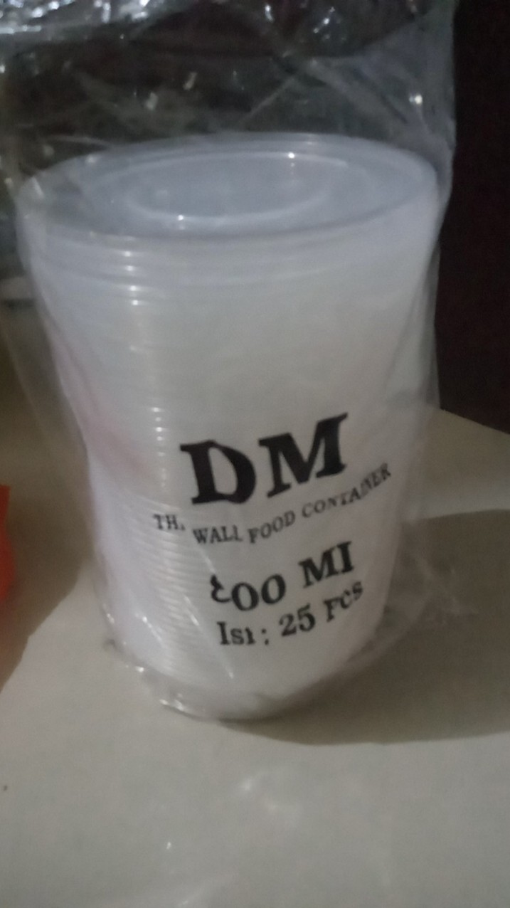 Thinwall Mangkok 800ml Rou / Thinwall Mangkok Tebal / Thinwall Box Mangkok Microwave