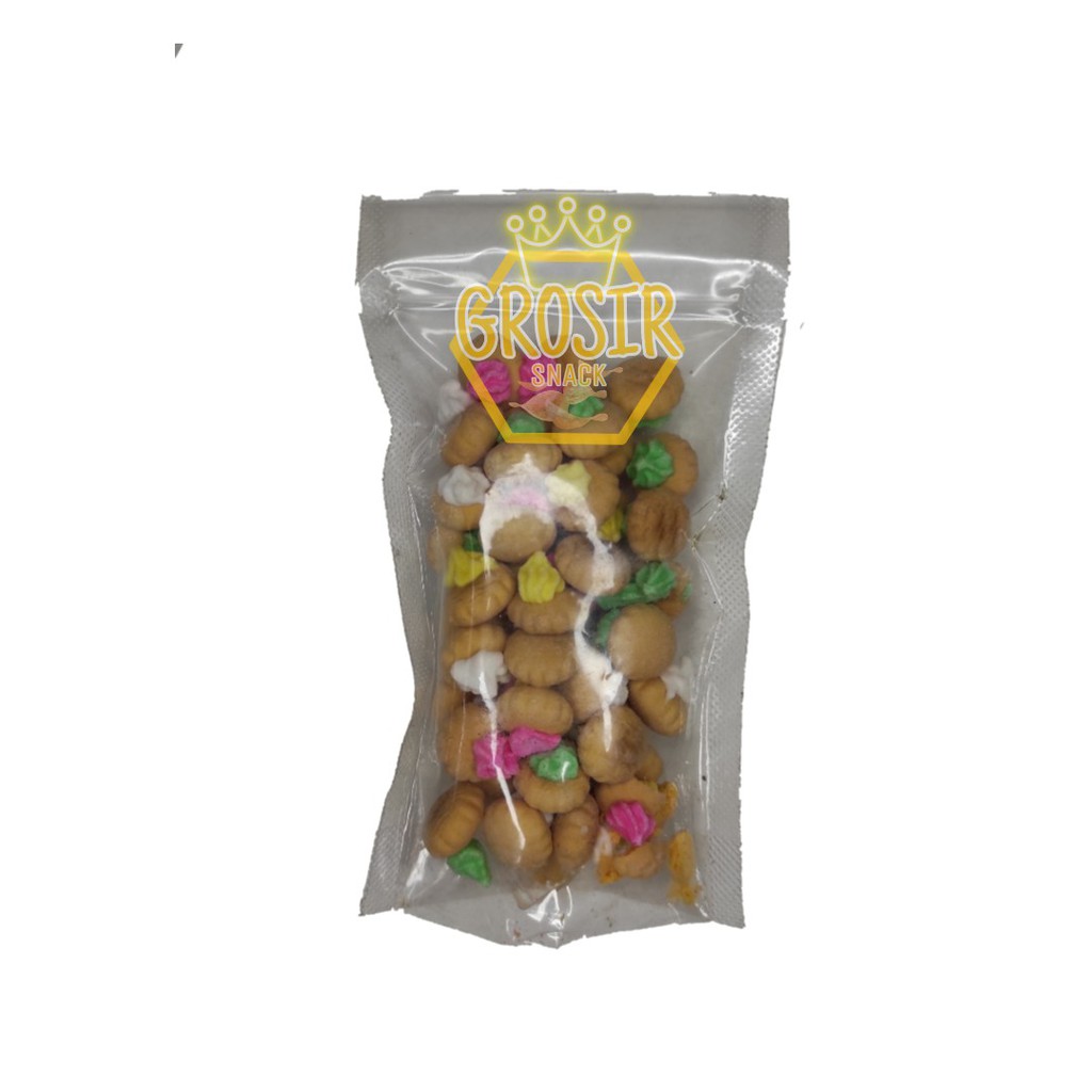

Kue Kancing / Kue Jadul Manis Warna Warni 50gr+ Kemasan Standing Pouch