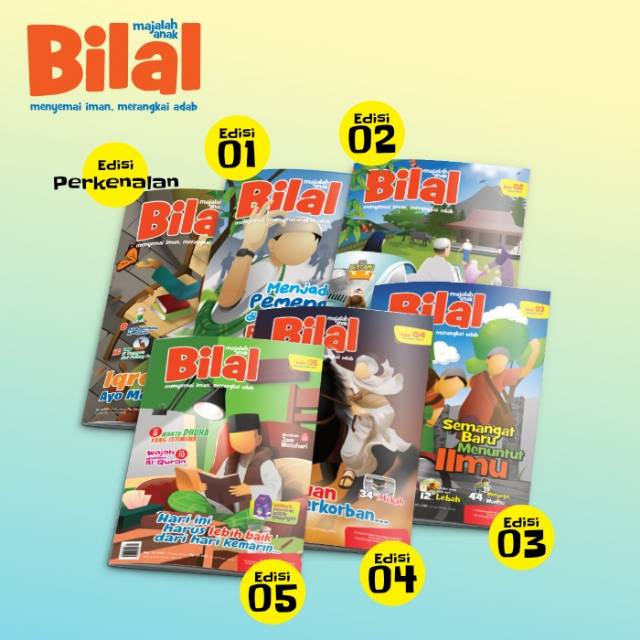 Paket Majalah Bilal Edisi 00 - 05