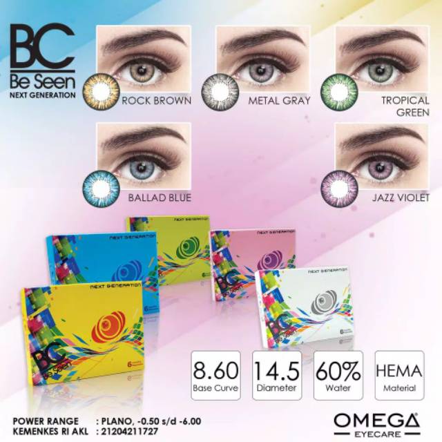 Softlens Omega BC Next Generation ( minus PO 3 Hari )