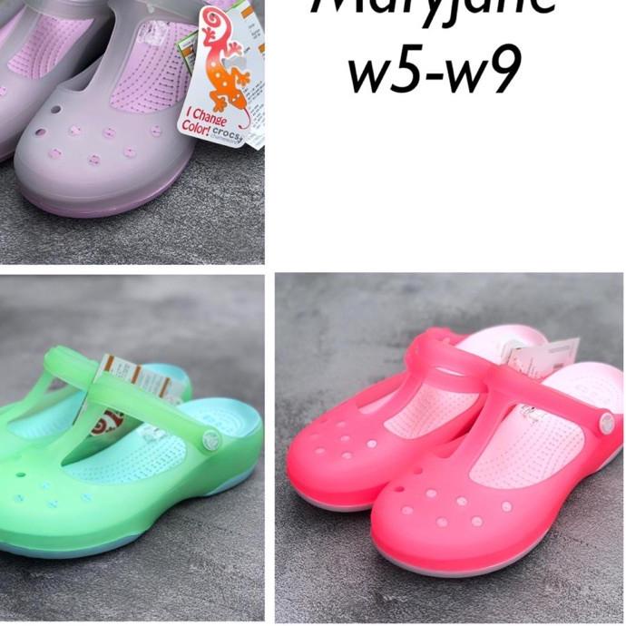 ➪ GROSIR Sendal Crocs Maryjane Women Croc Clogs Mj Women Marijane Croc Maryjane Sandal ♀