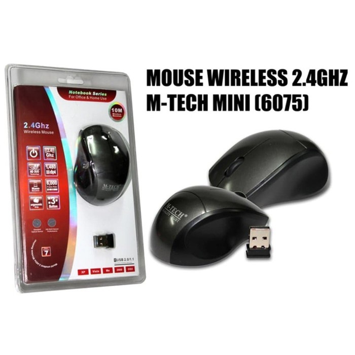 M-Tech Mouse Wireless 6075 Mini Original - MTC-MS-SY6075