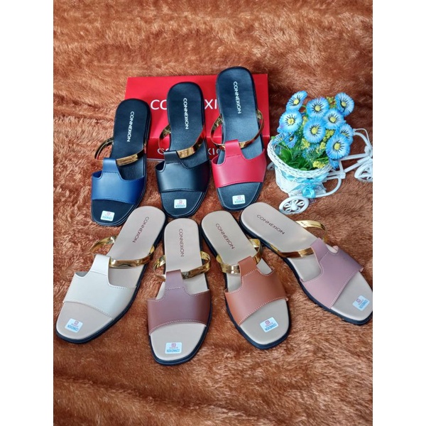 sandal wanita terbaru/sandal slop wanita/ART SRJ/sendal flat