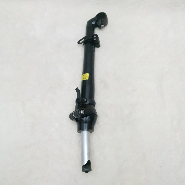 Tiang Stang Handlepost Sepeda Lipat dan Stem Insert 22.2 Hitam Alloy