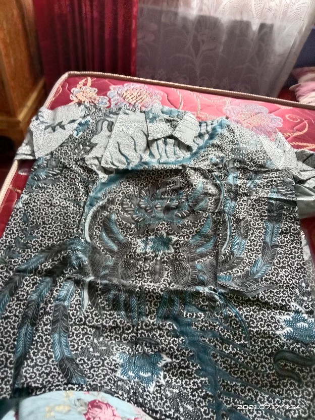 Batik Couple Gheya Brukat Tulle Mix Ceruti Ljf Store