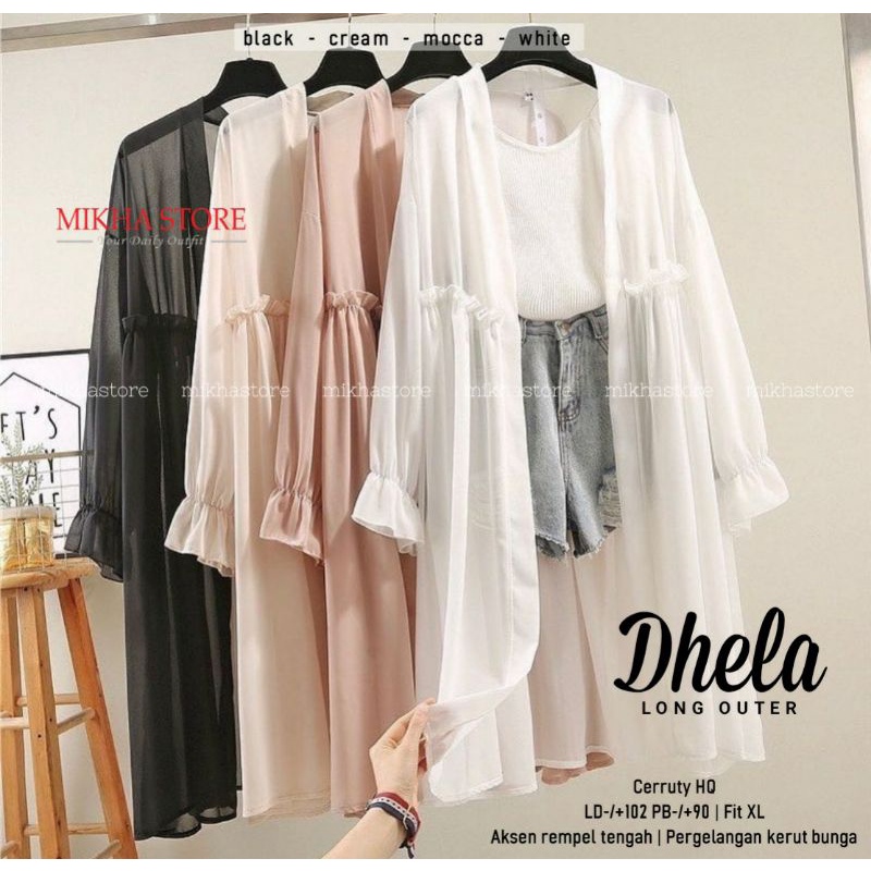 DHELA LONG OUTER BU MIKHA STORE