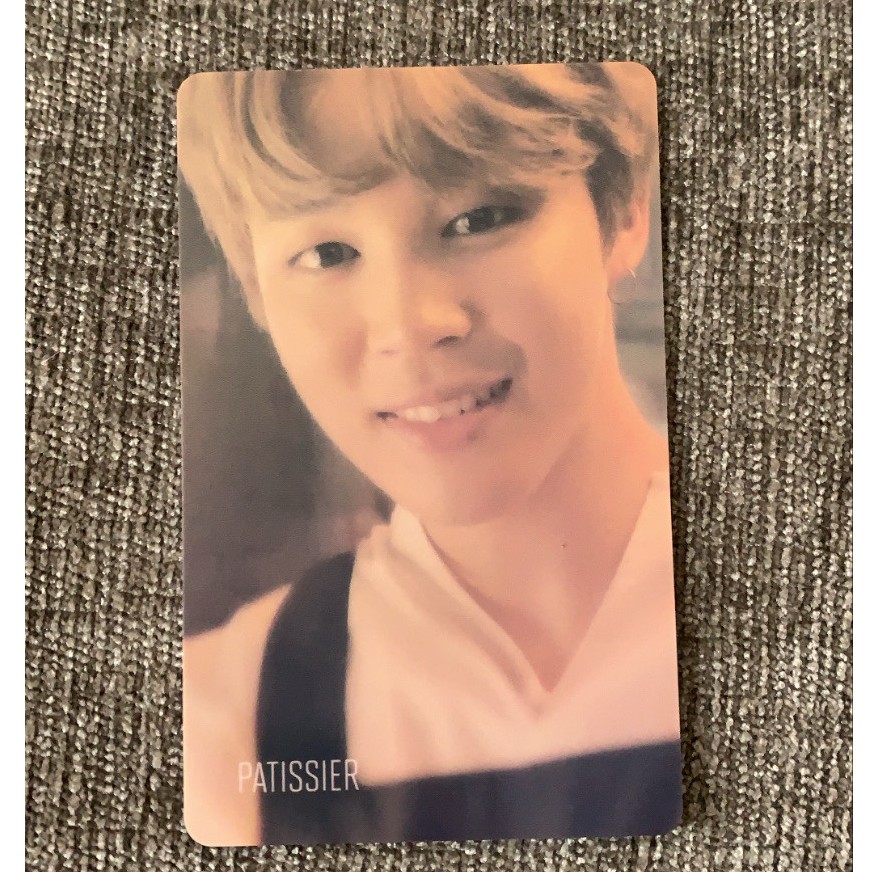 photocard jimin bts world limited