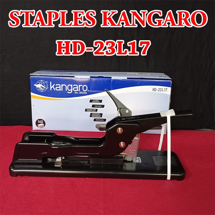 

Staples Kangaro HD-23L17 / Stapler Buku / Stapler Jilid Buku Tebal