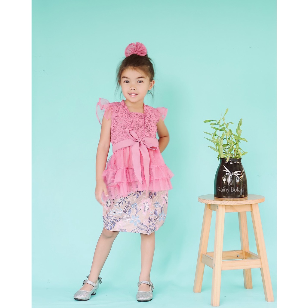 KEBAYA AMORA ANAK/ KEBAYA ANAK PEREMPUAN/ KEBAYA ANAK/ BAJU ANAK PEREMPUAN