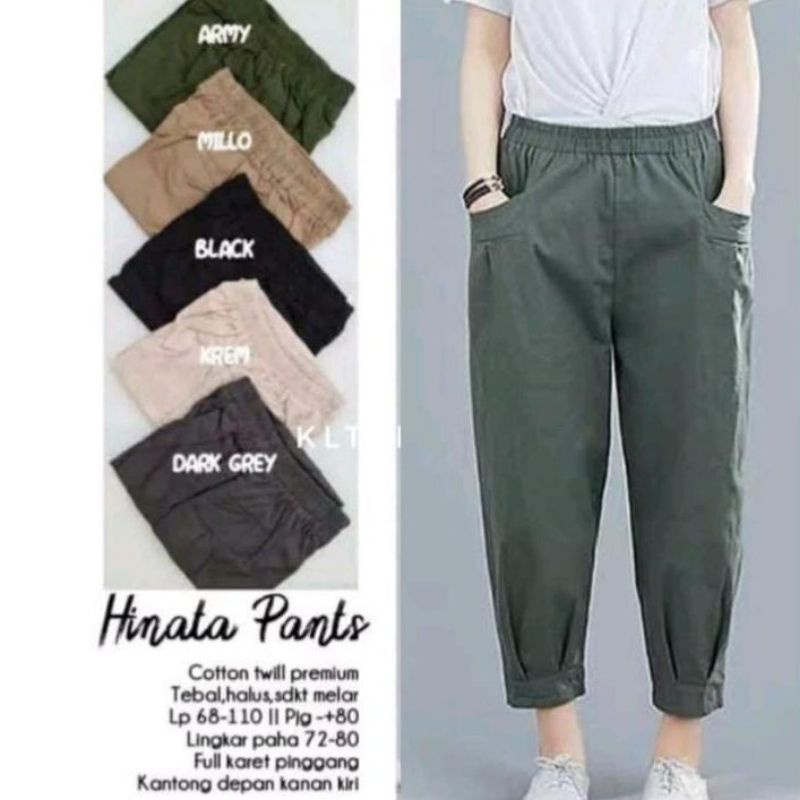 GOCHA PANTS / MERA  PANTS CELANA KOREA TERHITS HARUKA HINATA BAGGY