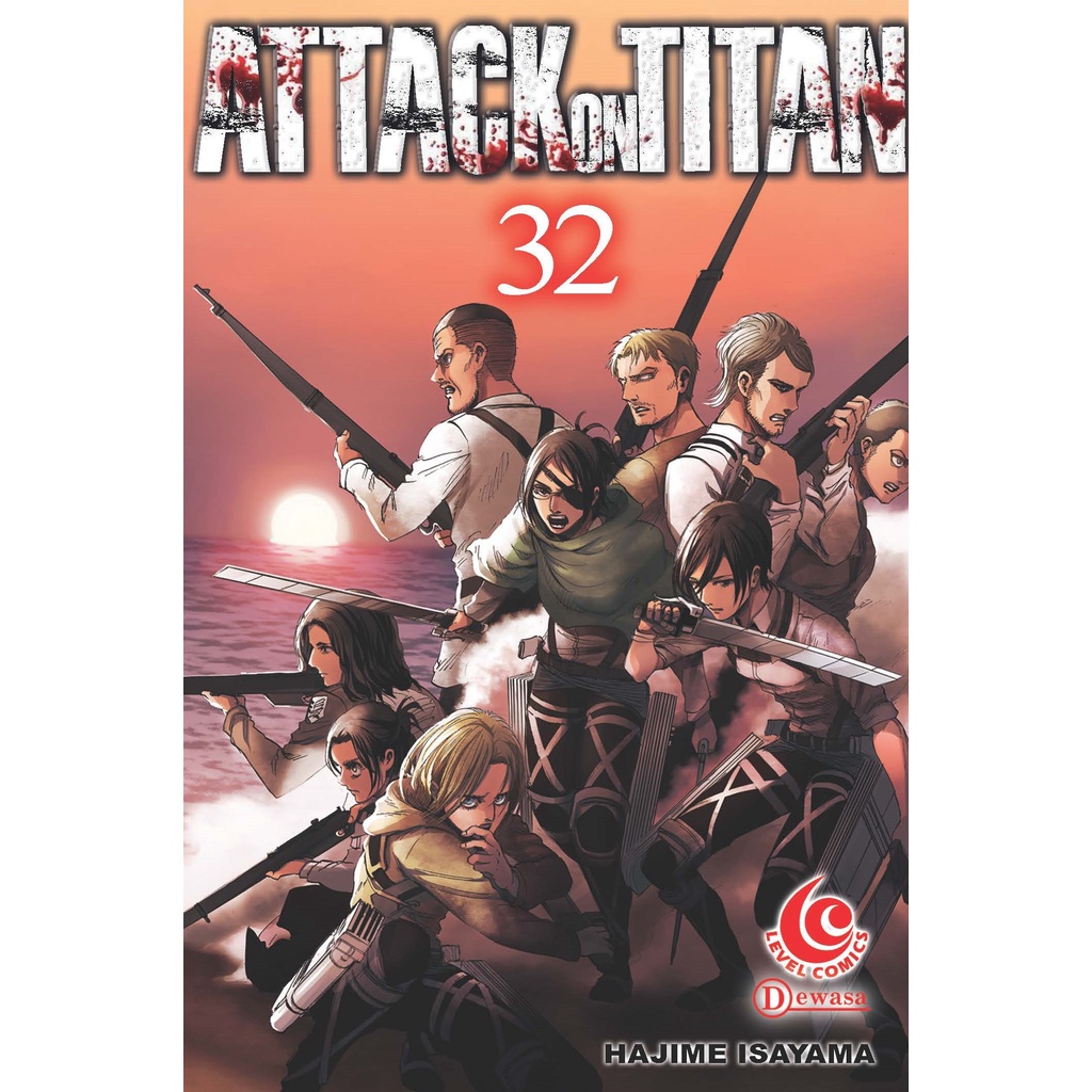 Komik Attack On Titan Vol 21-34 (Original)