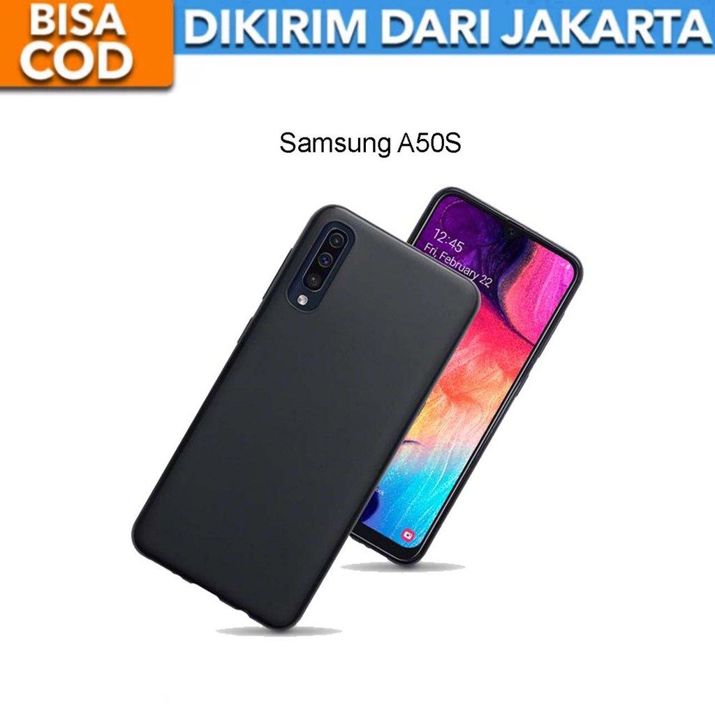 SoftCase Black Matte for Samsung Galaxy A50S