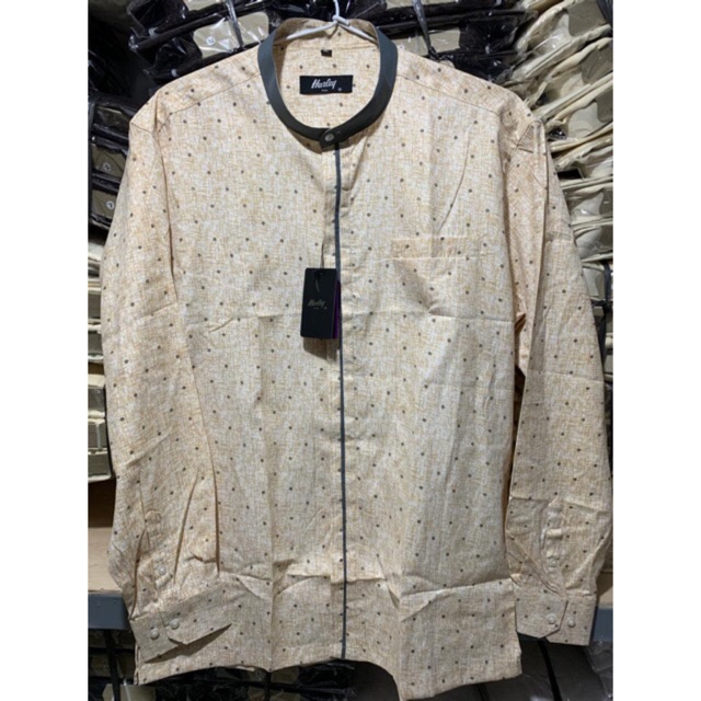 BARU Kemeja koko kemko harley warna  krem  ready stock 