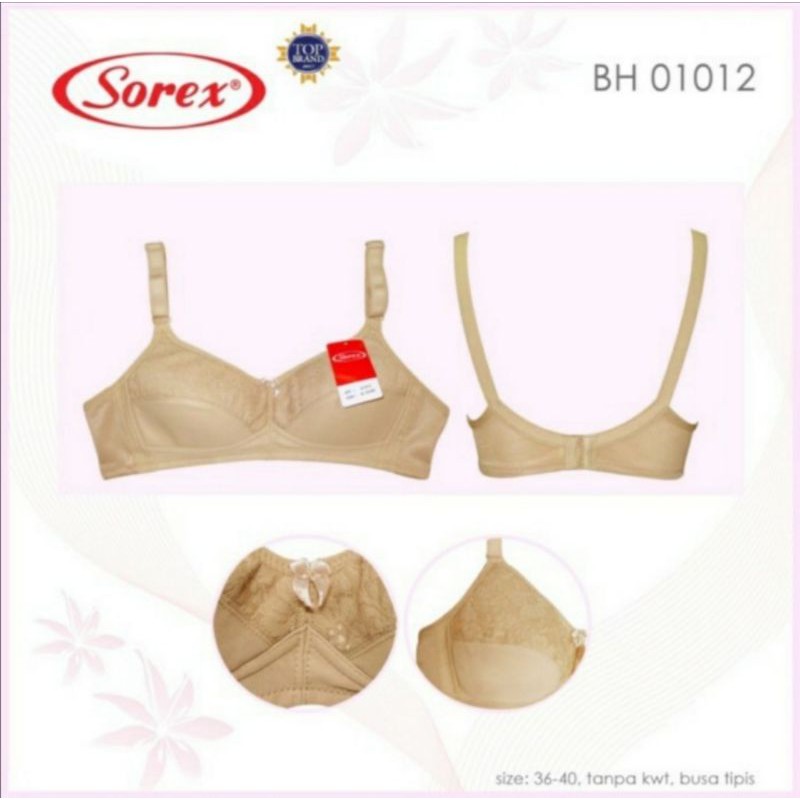 Bra bh Sorex 01012 tanpa kawat