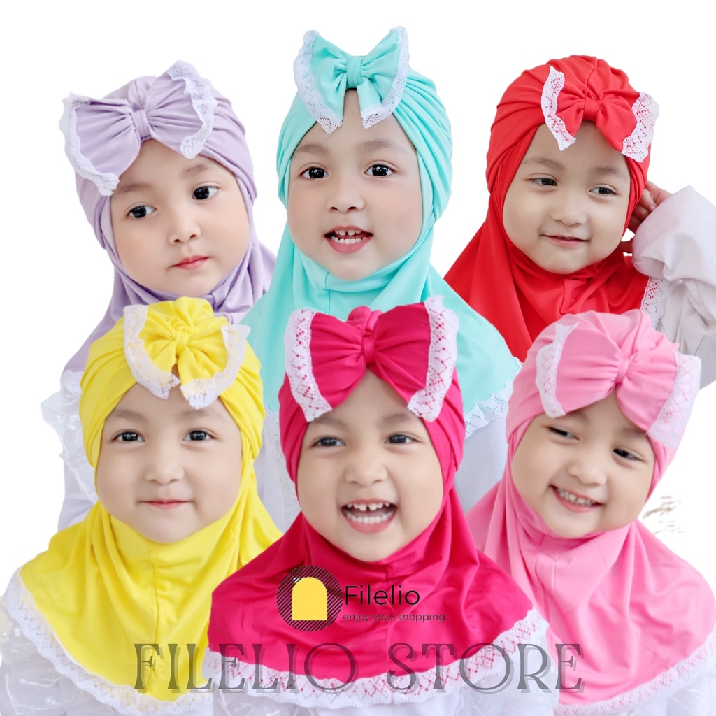 TERMURAH Jilbab Anak Instan Arsy Kids Hijab Bayi Murah Kerudung Anak Termurah Umur 0-3 Th