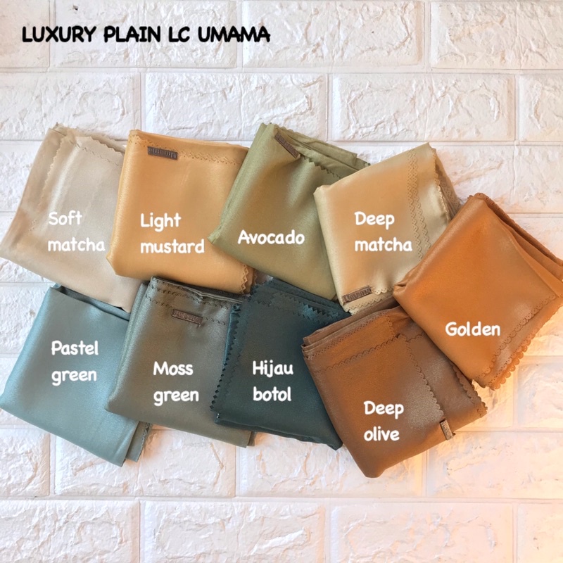 [BISA COD] TERMURAH SQUARE LUXURY PLAIN LC ORI UMAMA / JILBAB SEGIEMPAT SINAR COTTON LUREX LASER CUT