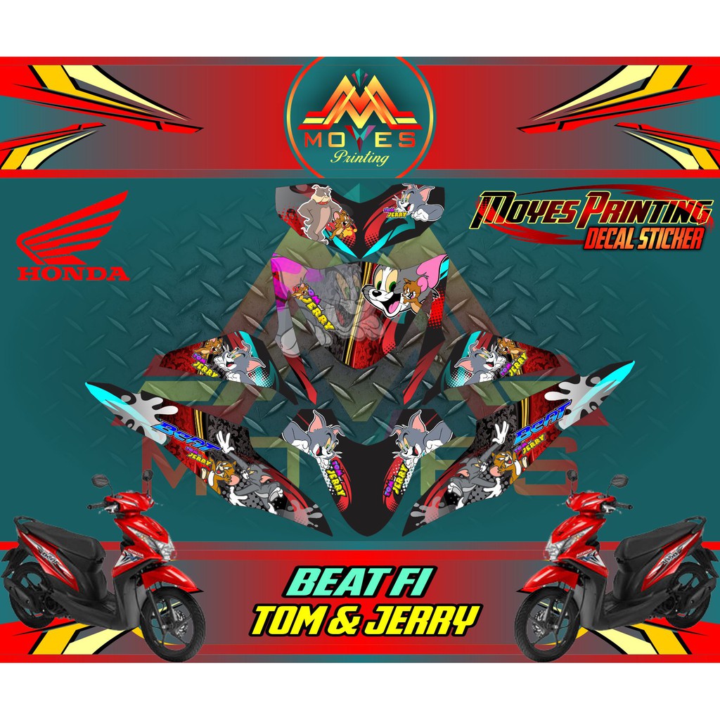 Sticker Motor Honda Beat Fi Striping Motor Honda Beat Fi Decal