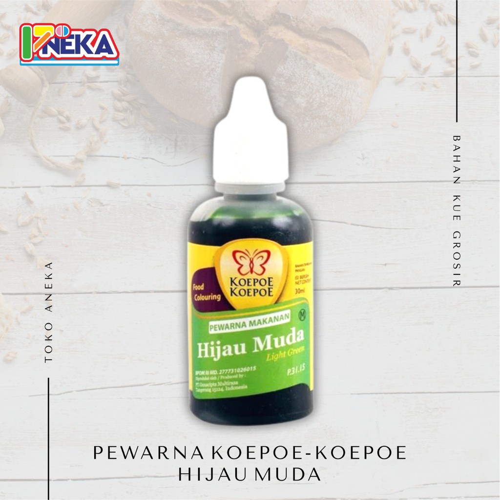 

Pewarna Makanan Hijau Muda Koepoe-Koepoe 1pcs