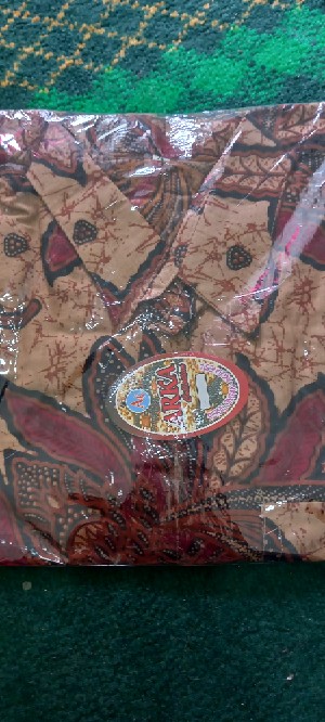 Bswart Batik Hrb026 Kenongo Hem Pendek Padi Pekalongan M L Xl Batik Pria Murah Modern Grosir Eceran