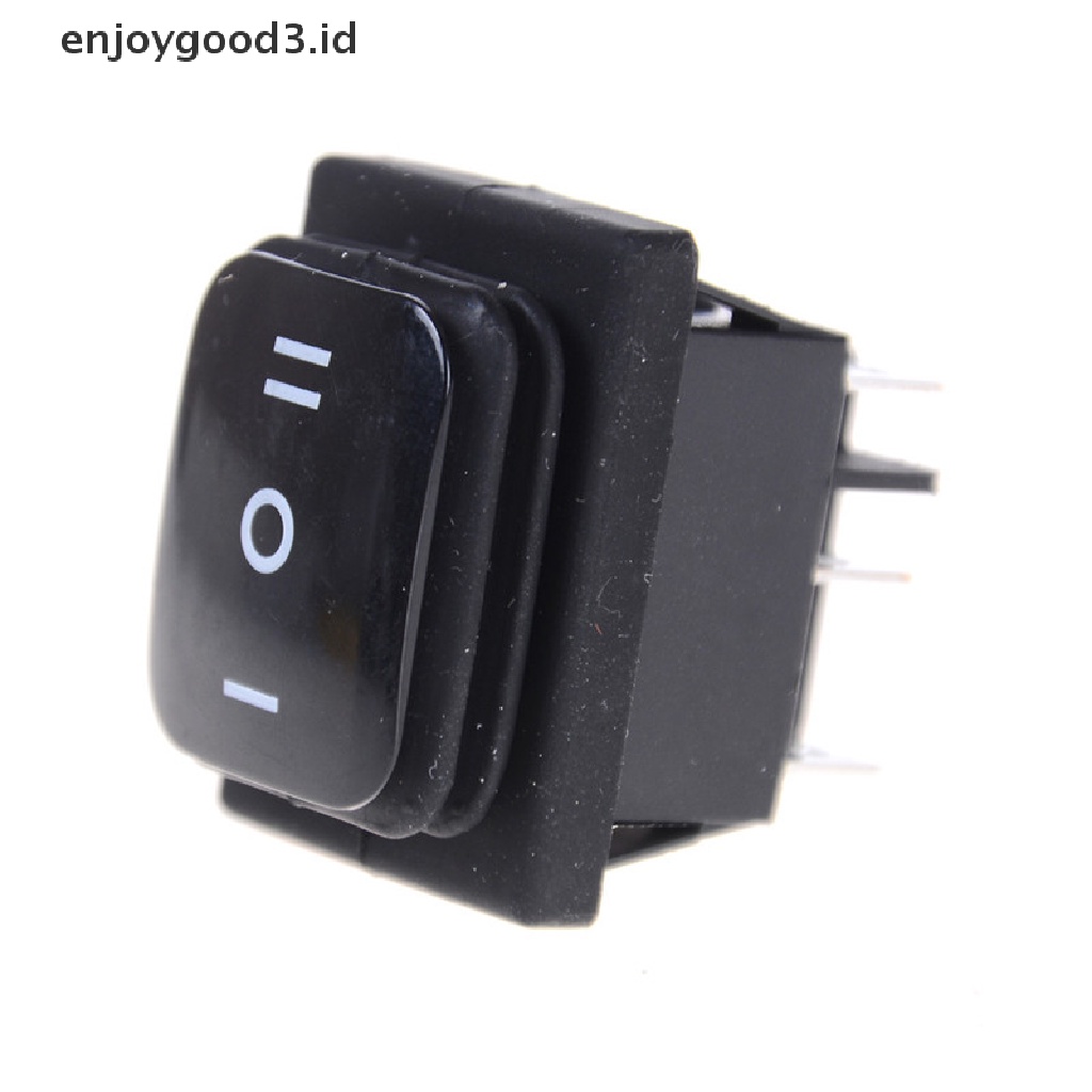 (Id) Saklar Rocker Dpdt 6 pin 12v Bentuk Persegi Panjang Anti Air