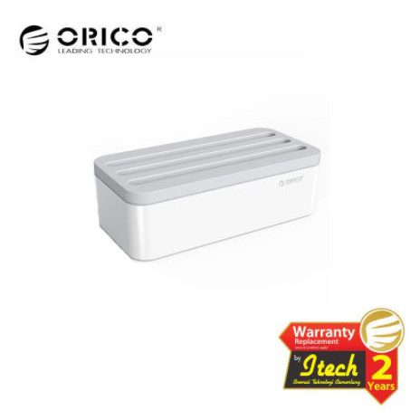 Storage box organizer orico ABS for charger cable power strip pb1028 - Kotak stop kontak management pb-1028