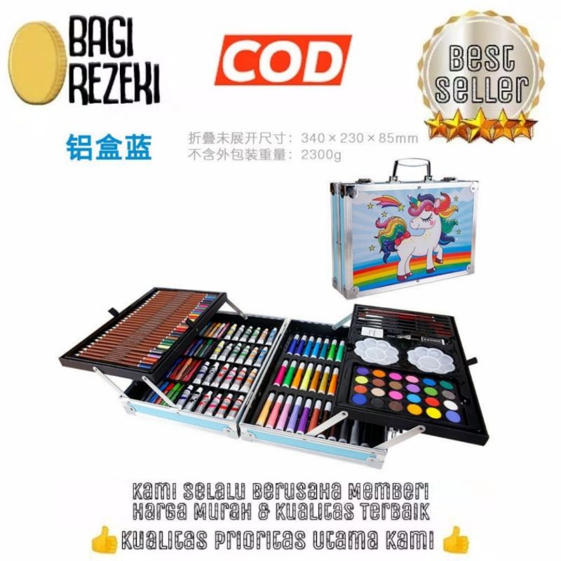 

Crayon Art Set Koper 145 Pcs Alat Menggambar Dan Mewarnai