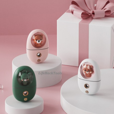 TERBARU [ORIGINAL/OEM] [ON SALE] Cute Mini Nano Face Steamer 2021 35ML Spray Mist Sprayer MDL-Q801