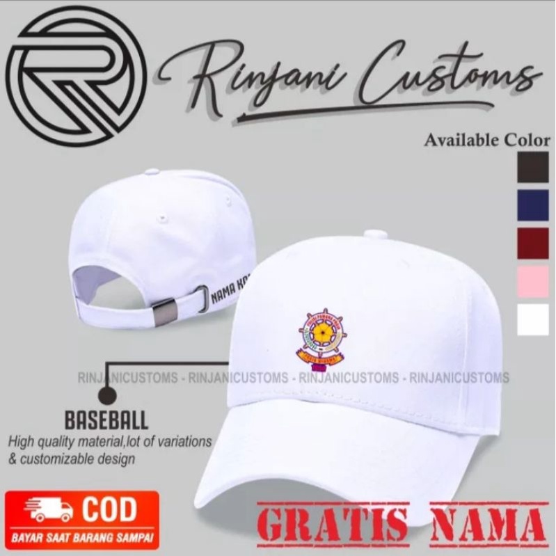 TOPI SATPOL-PP TOPI BASEBALL SATPOL-PP GRATIS NAMA