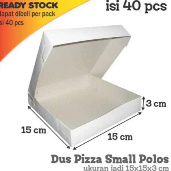 

Terbaru Dus/ Box Kemasan Pizza Polos uk 15x15x3 cm (40pcs)