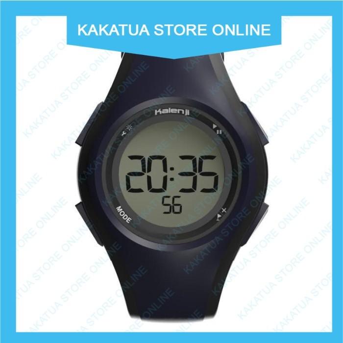 Kalenji Jam Tangan Digital Pria W200 Hitam Biru Tua 8579235