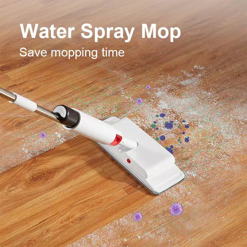 Deerma TB900 2in1 Water Spray Mop &amp; Sweep Kain alat Pel lantai Handheld Spraying Mop Cleaner