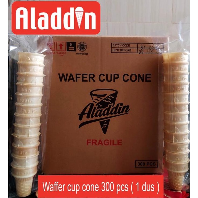 Cup Cone Ice Cream merk Aladdin / Wafer Cup Cone Aladdin