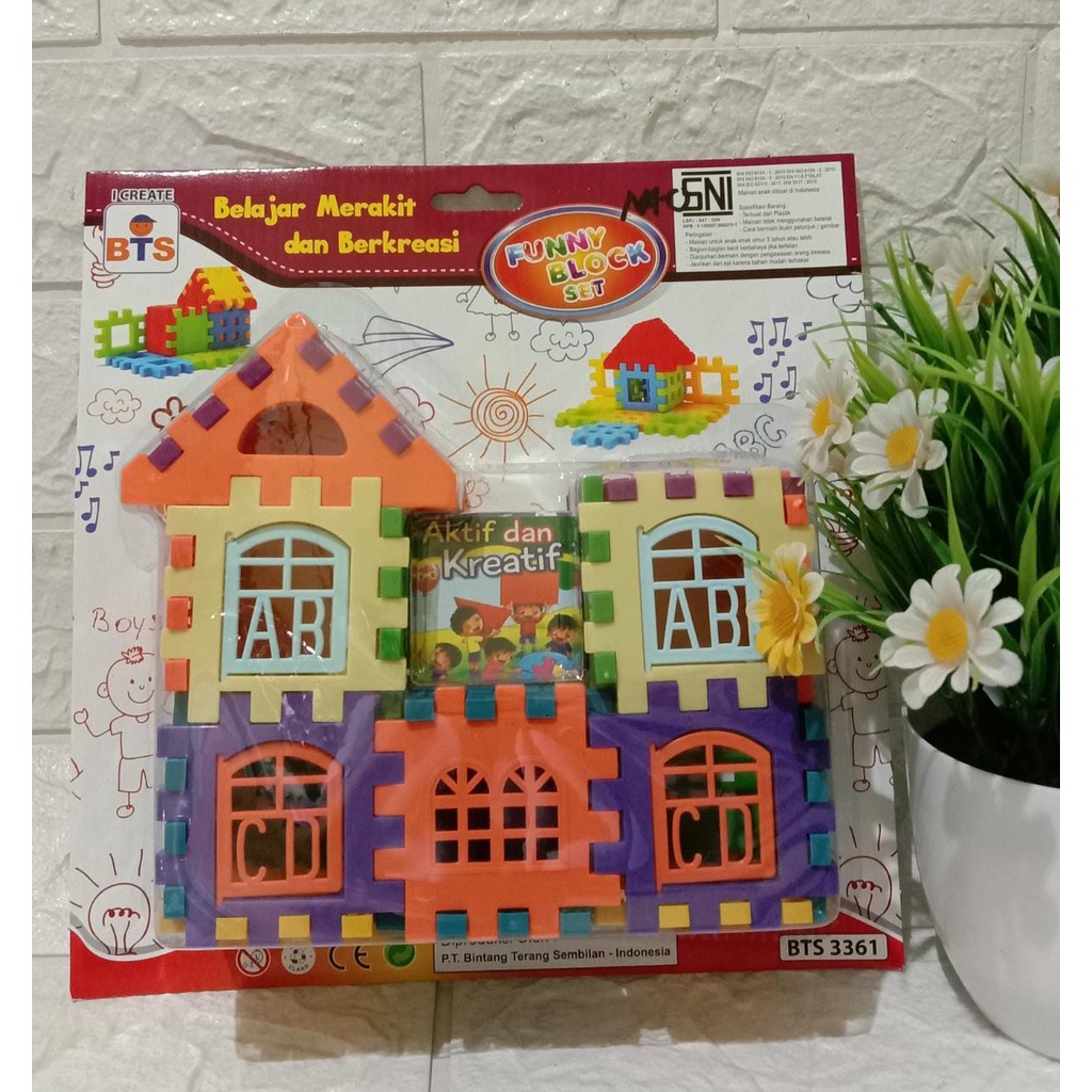 MAINAN ANAK FUNNY BLOCK SET TERLARIS