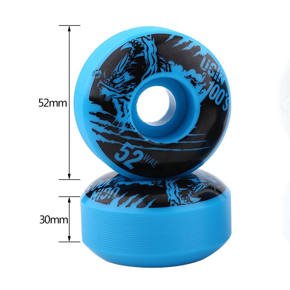 4pcs / set Roda Skateboard 95A 52x30mm Untuk Outdoor