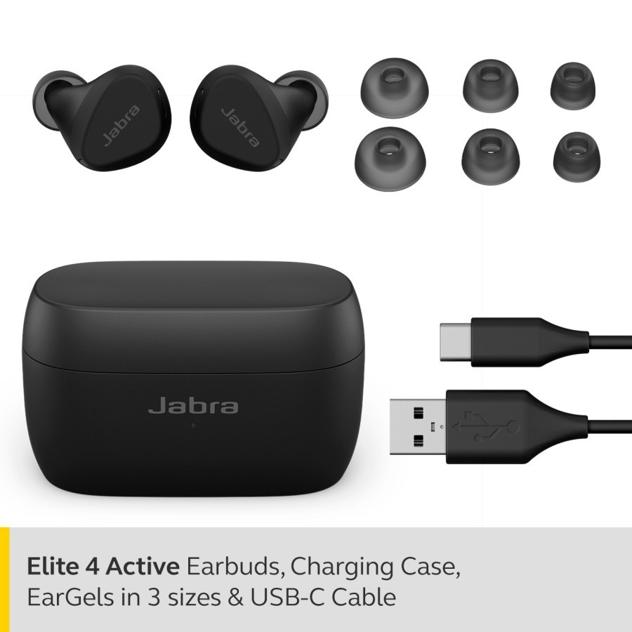 TWS JABRA Elite 4 Active True Wireless Earbuds - JABRA Elite 4 Active