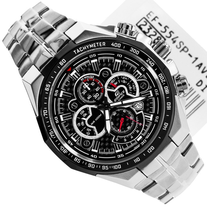 Jam tangan pria Casio edifice EF 554 / EF554 ori BM + Box set