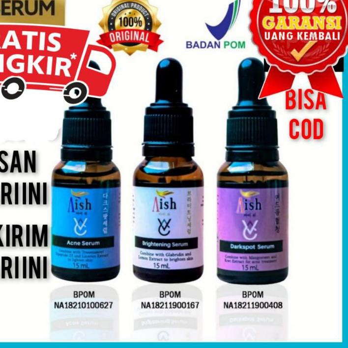 ▲ BISA AISH | SERUM AISH | AISH SERUM KOREA-BRIGHTENING ACNE DARKSPOT ORI SERUM ☜