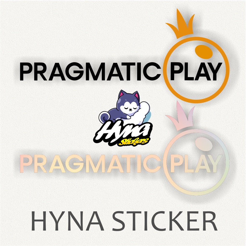 Sticker Cutting Pragmatic Play Stiker Cutting Pragmagic Play 12 - 20 cm / Sticker cutting PRAGMATIC 