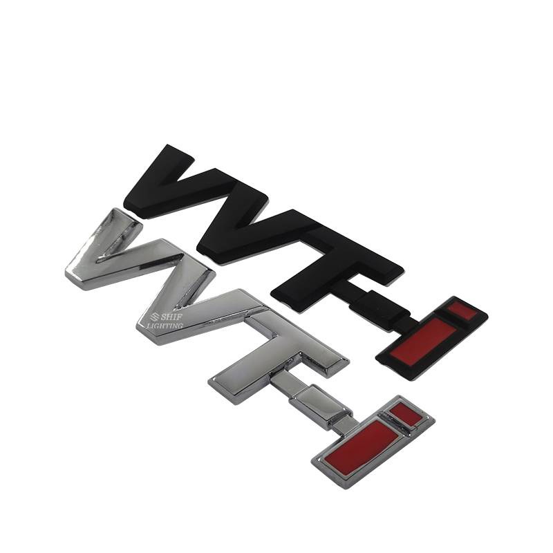 1 X Big Metal VVTI VVTi Letter Car Side Fender Rear Trunk Emblem Sticker Badge Decal Replacement For TOYOTA