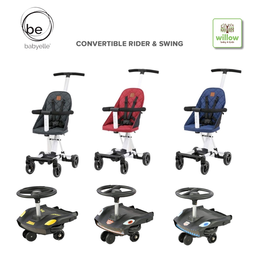 Babyelle 1688 Convertible Rider+Swing - Stroller