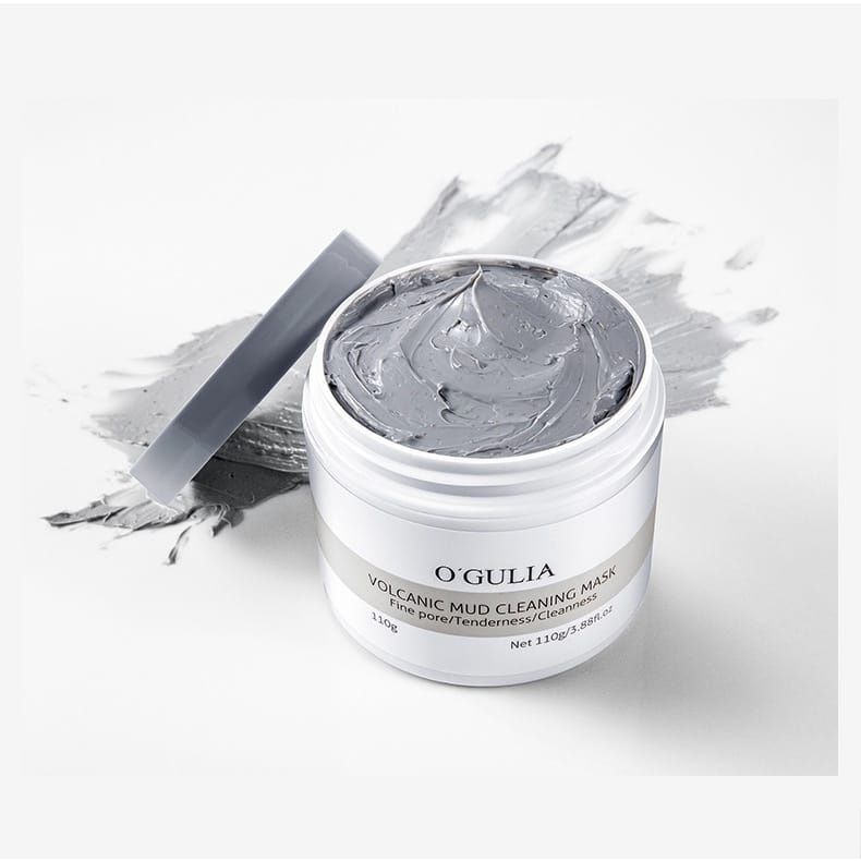 [O'GULIA] VOLCANIC MUD MASKER WAJAH PORE DELICATE CLAY MASK 110GR | WASH OFF MASK