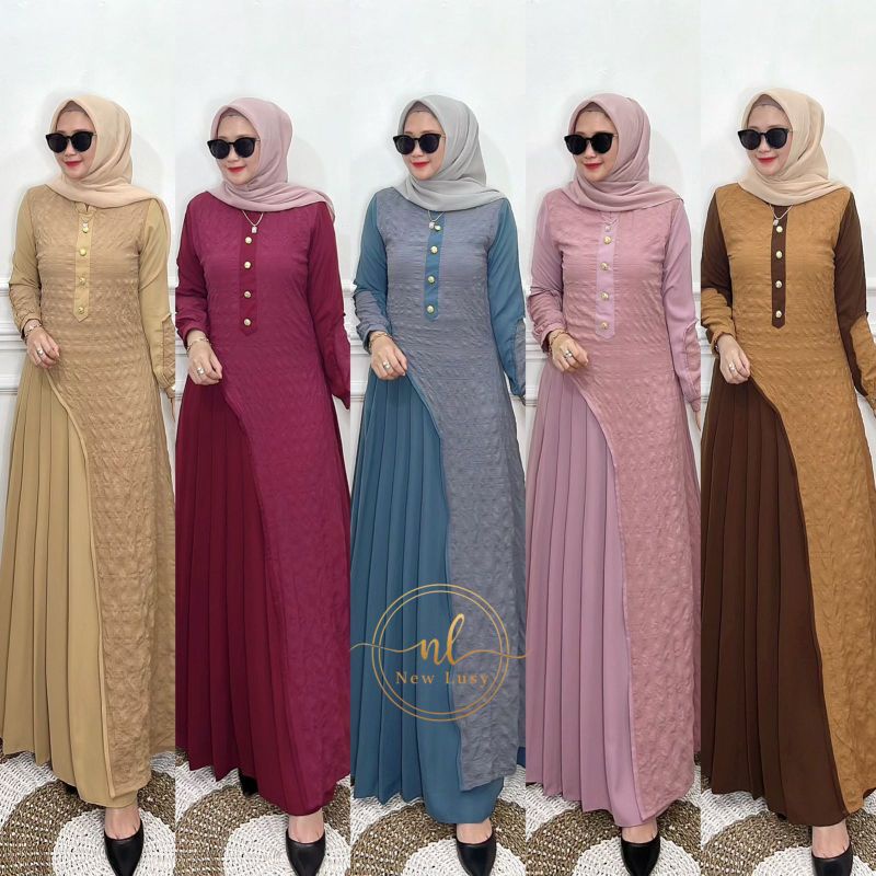 milano dress by new lusy ORi,gamis NEW LUSY,gamis 2022