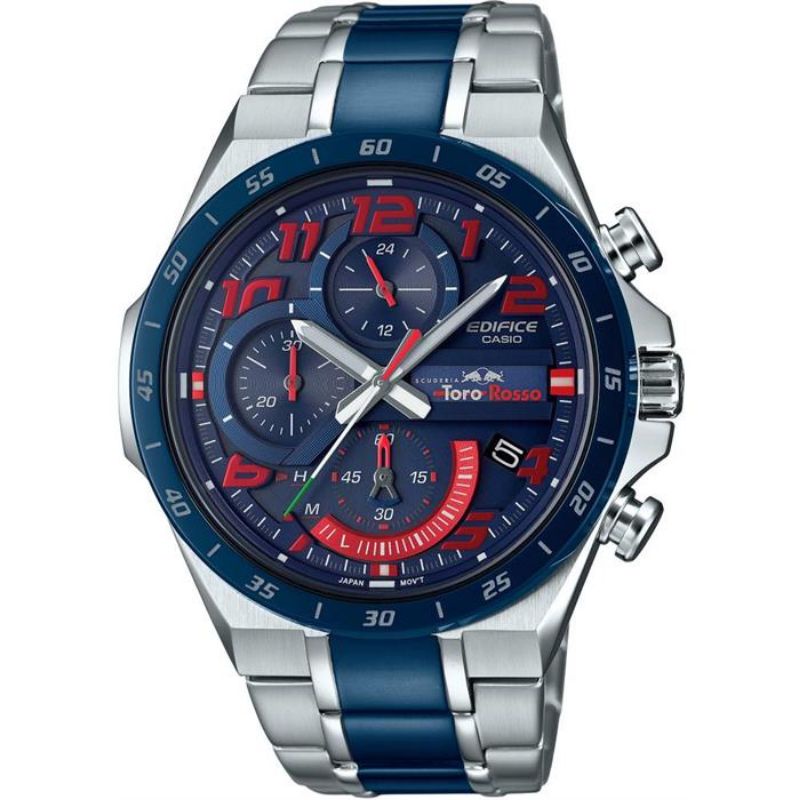 Jam Tangan Pria Merk Casio EDIFICE Type EQS-920 BLUE