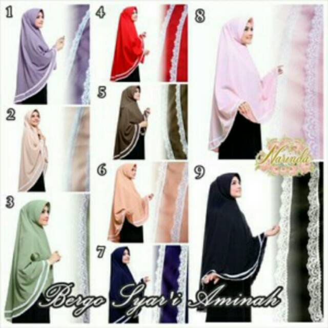 Khimar Syari Aminah