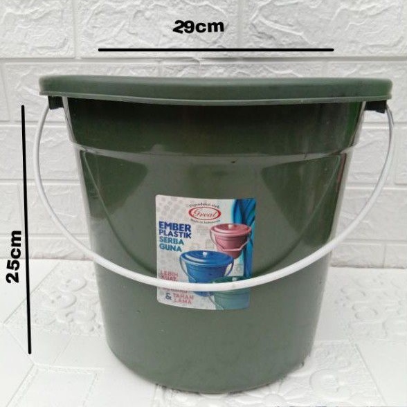 EMBER AIR PLASTIK 3 GALON GREAT Ember Great Murah TANPA TUTUP 3 Galon