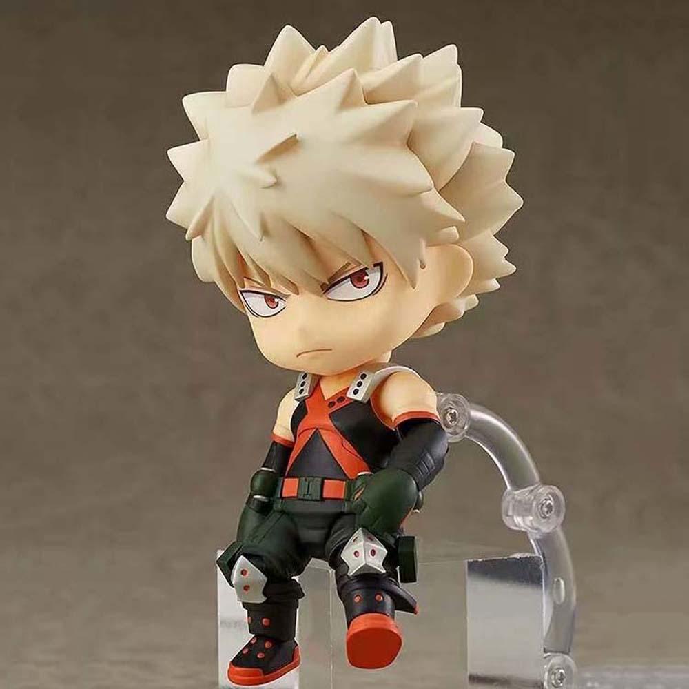 NEEDWAY Action Figurine 1pcs 10cm Bakugo Katsuki Dekorasi Desktop Koleksi Figure Age of Heroes Model Anime