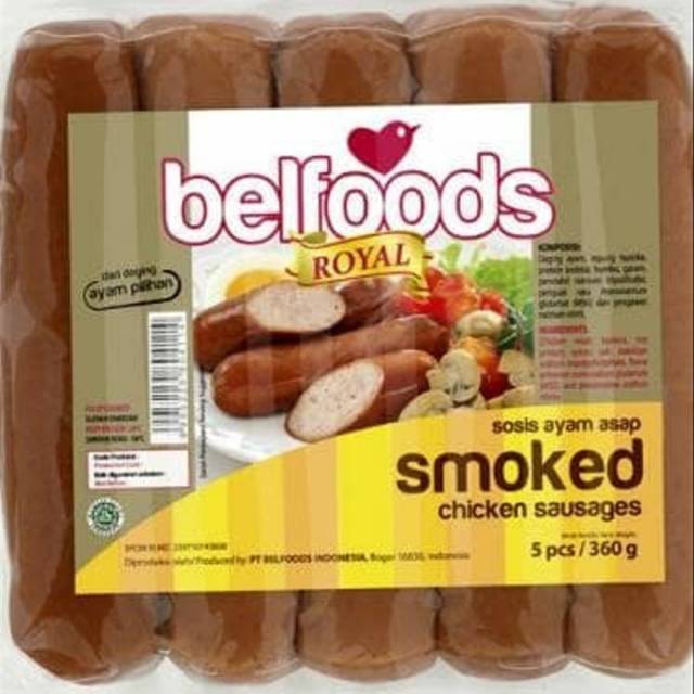 

Belfoods royal smoked chicken 360 gram